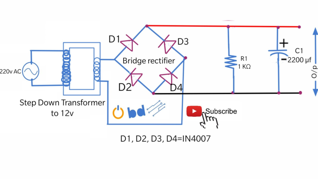 AC to DC Converter: Converting 220V AC to 12V DC - BLUE DOT ELECTRONICS